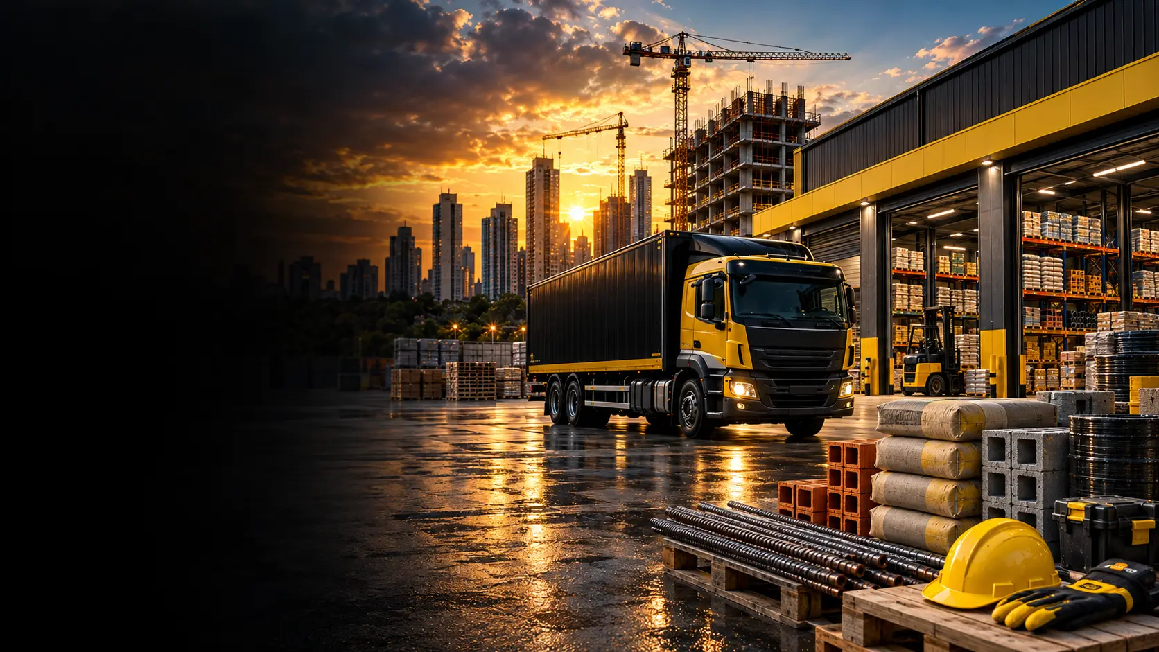 Centro de distribuição, logística e materiais da Reconstru