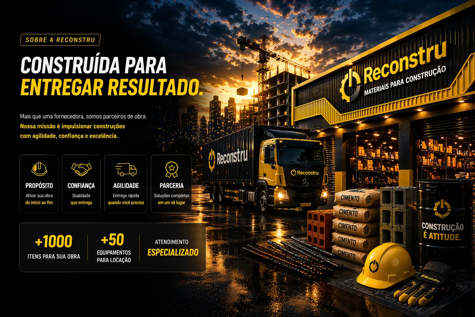 Equipe e estrutura Reconstru